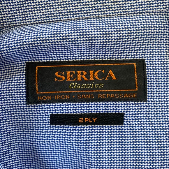 Serica Classics Mens NWT  Dress Shirt size 17. - Picture 5 of 8